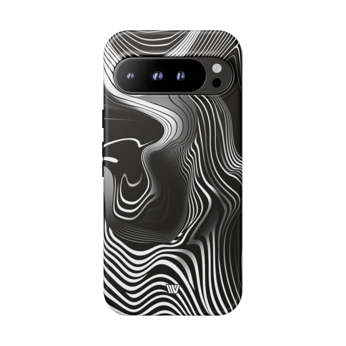 Abstract Zebra Stripes Tough Phone Case – Google Pixel 9 Pro XL, Matte