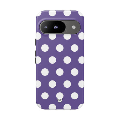PURPLE POLKA DOTS | Tough Phone Case