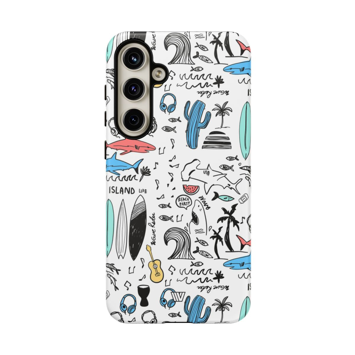 DOODLE BEACH PARTY | Tough Phone Case