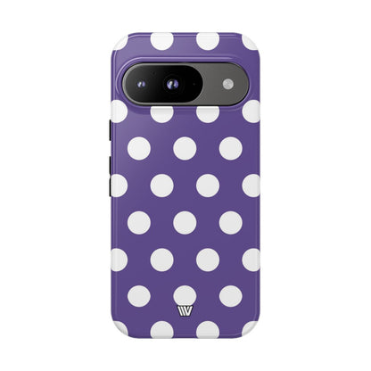 PURPLE POLKA DOTS | Tough Phone Case