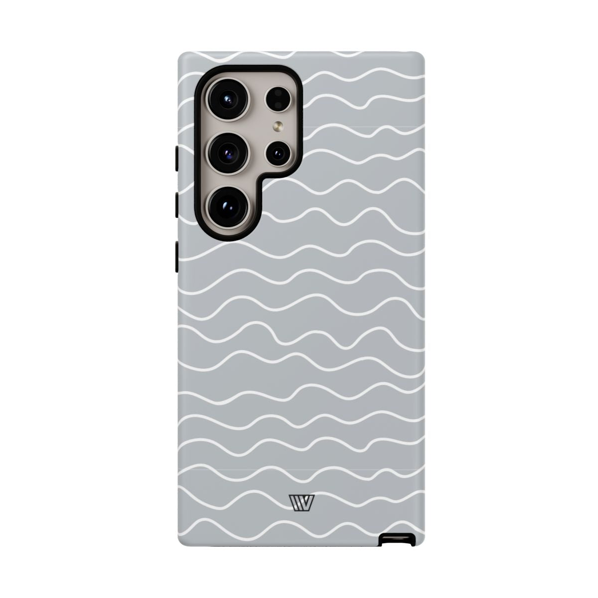 GRAY WAVES | Tough Phone Case