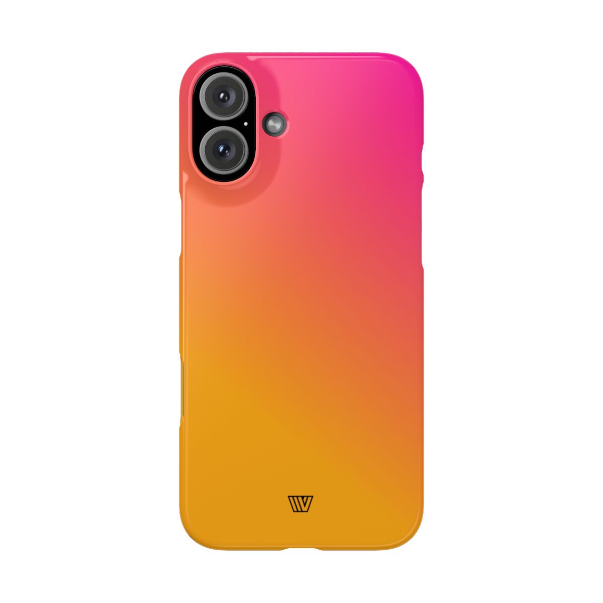 HOT PINK ORANGE | Slim iPhone Case