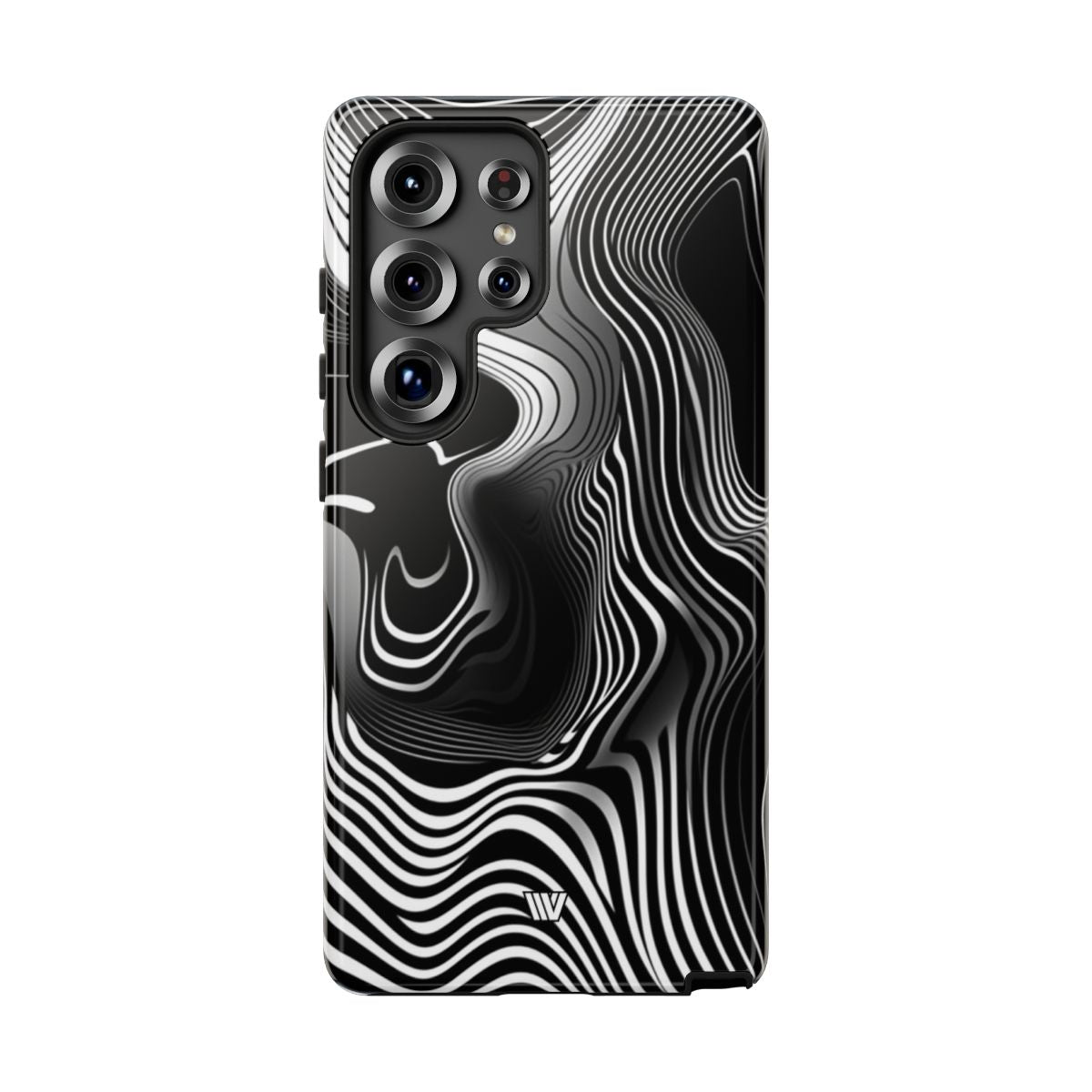 Abstract Zebra Stripes Tough Phone Case – Samsung Galaxy S25 Ultra, Glossy
