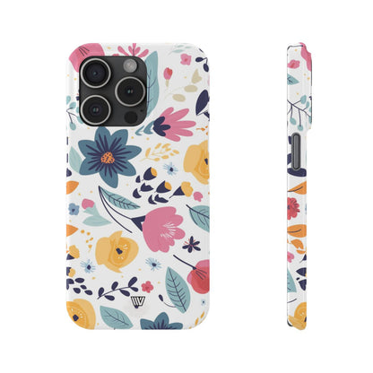 FLOWER PATTERN | Slim iPhone Case