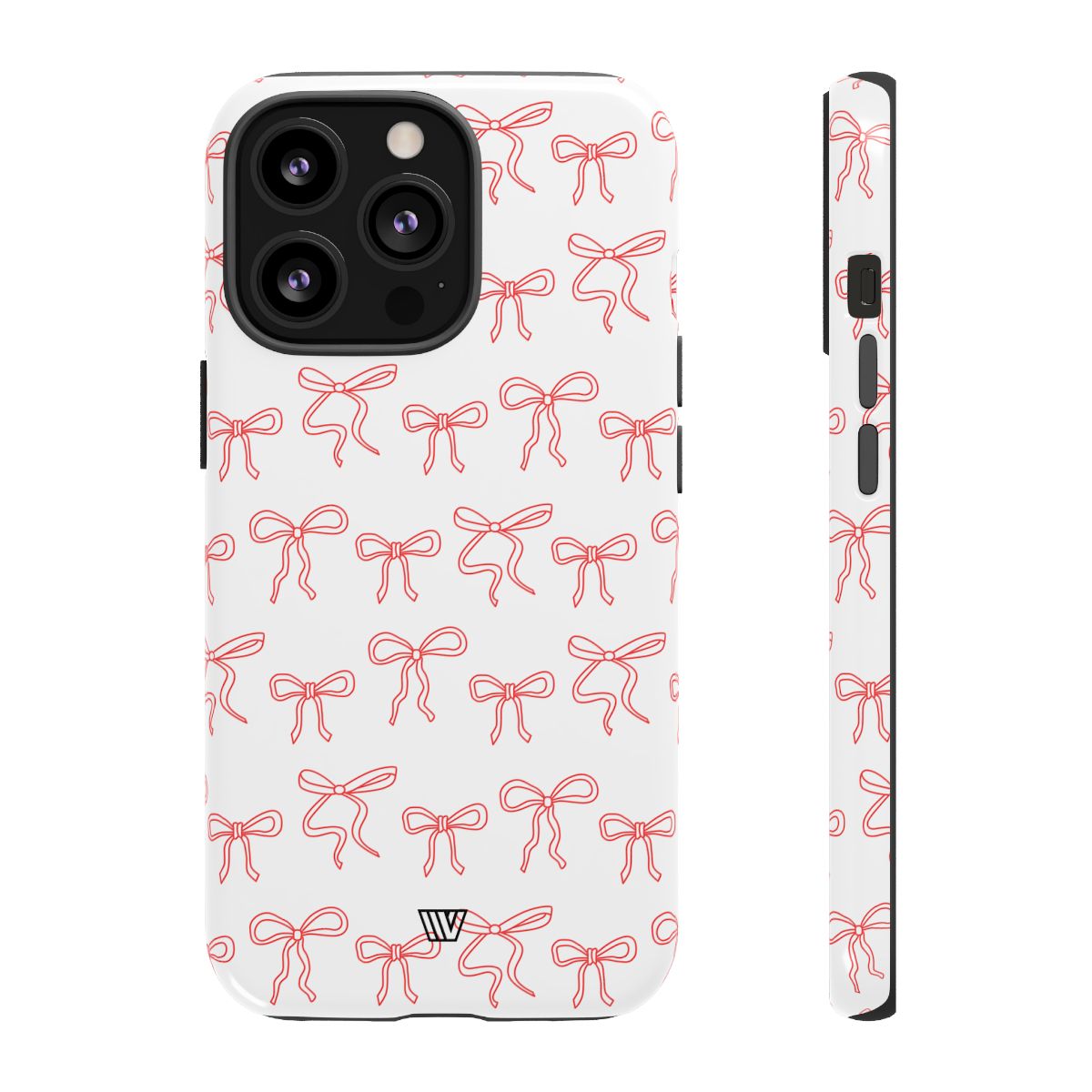 RED RIBBON CHARM | Tough Phone Case