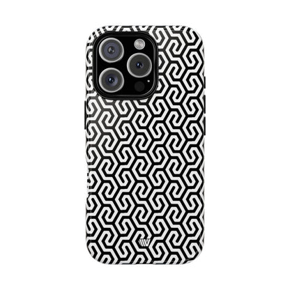 TWISTED GRID | Tough Phone Case