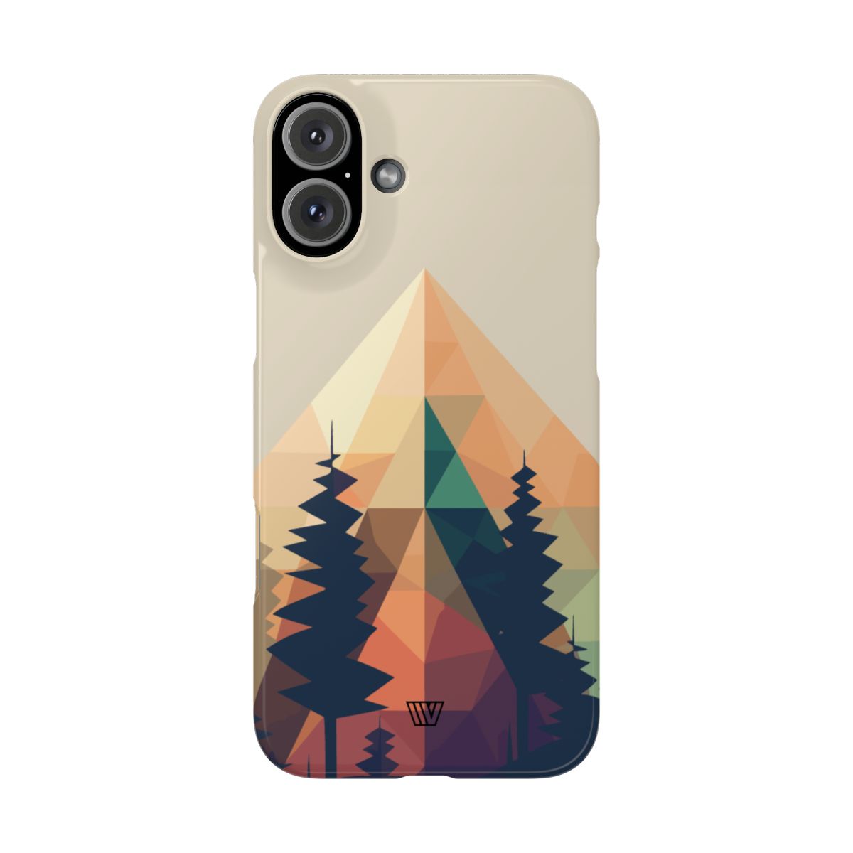 ABSTRACT MOUNTAIN PEAK | Slim iPhone Case