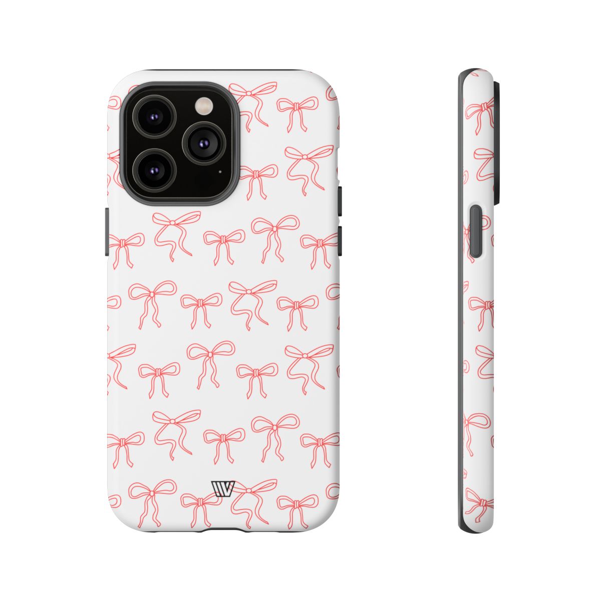 RED RIBBON CHARM | Tough Phone Case