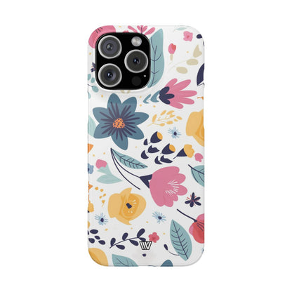 FLOWER PATTERN | Slim iPhone Case