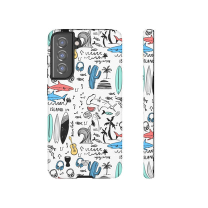 DOODLE BEACH PARTY | Tough Phone Case