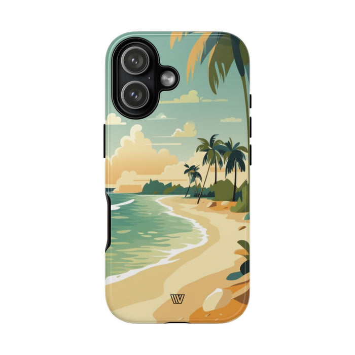 Beach Day Tough Phone Case – iPhone 17, Glossy