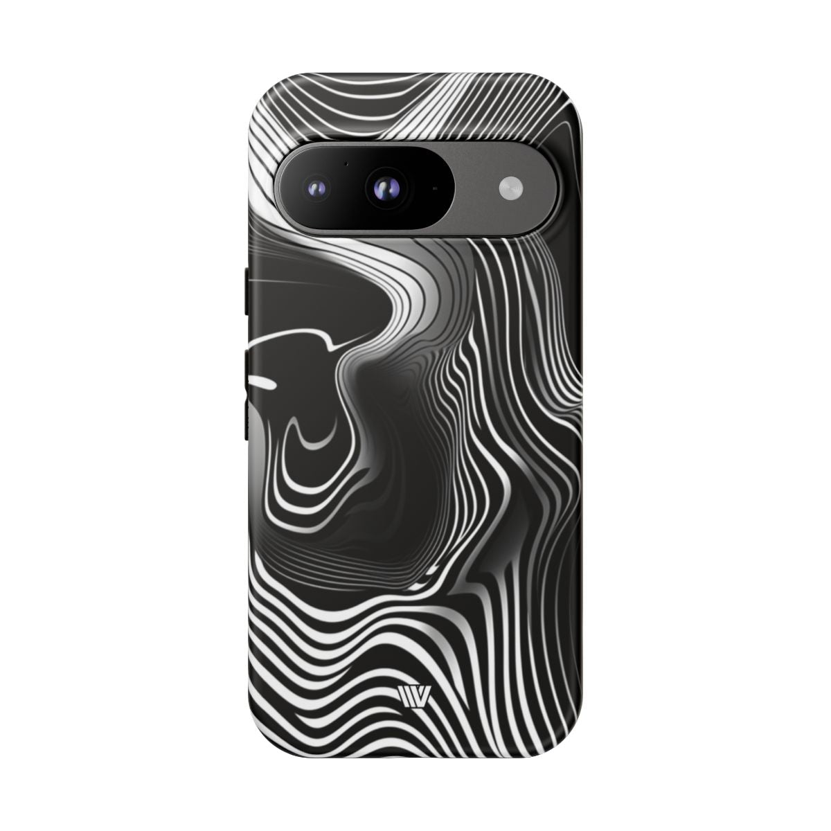 Abstract Zebra Stripes Tough Phone Case – Google Pixel 9, Matte