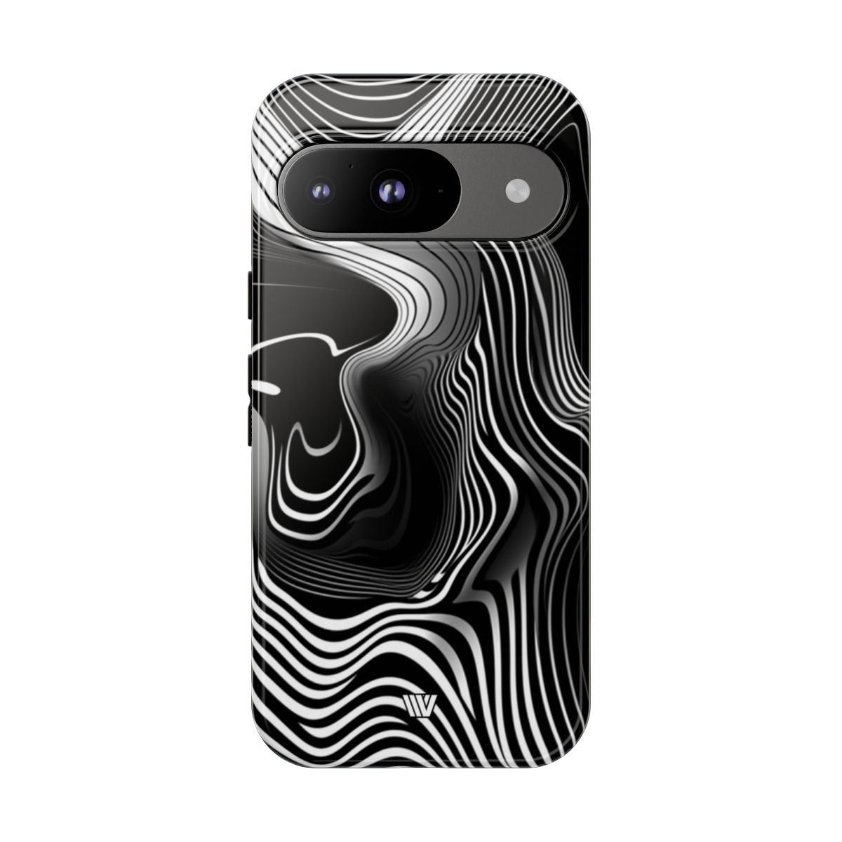 Abstract Zebra Stripes Tough Phone Case – Google Pixel 9, Glossy