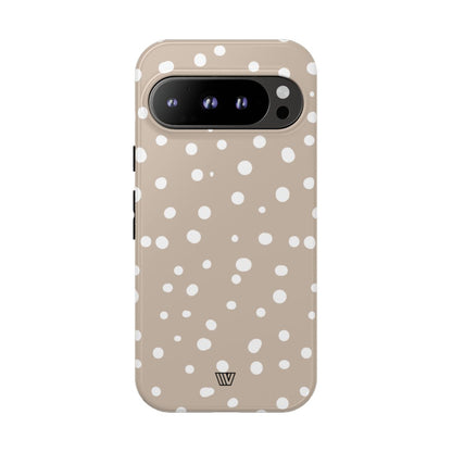 BEIGE DOTS | Tough Phone Case
