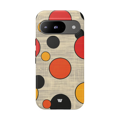 Mid-Century Dots Tough Phone Case – Google Pixel 9, Matte
