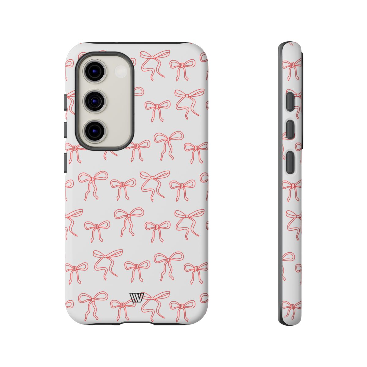 RED RIBBON CHARM | Tough Phone Case