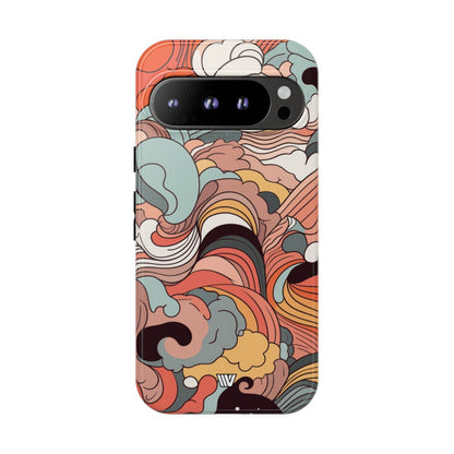 ABSTRACT DOODLE CLOUDS | Tough Phone Case