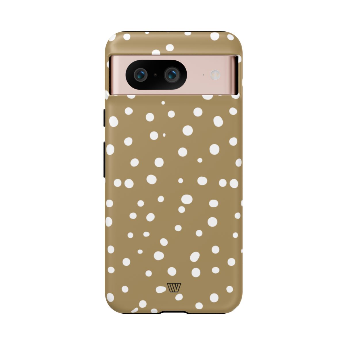 Dark Beige Dots Tough Phone Case – Google Pixel 8, Matte