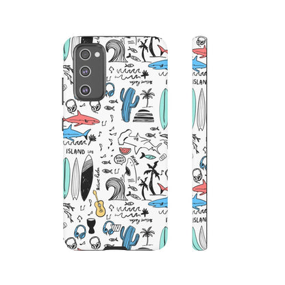 DOODLE BEACH PARTY | Tough Phone Case