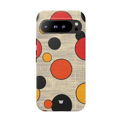 Mid-Century Dots Tough Phone Case – Google Pixel 9 Pro XL, Matte