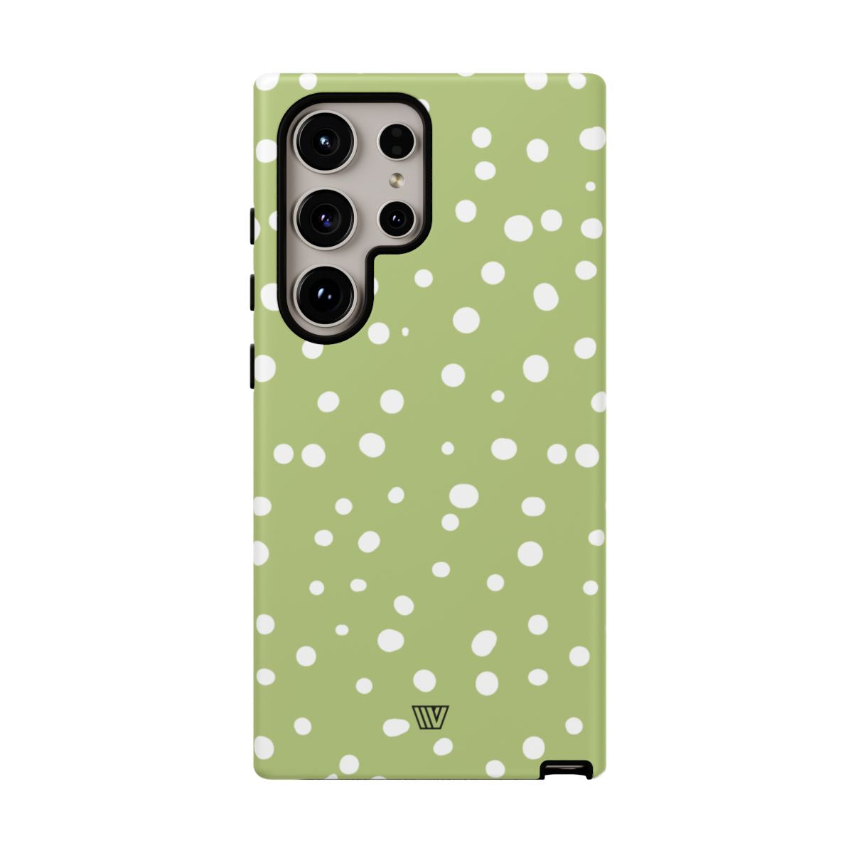 PALE OLIVE DOTS | Tough Phone Case