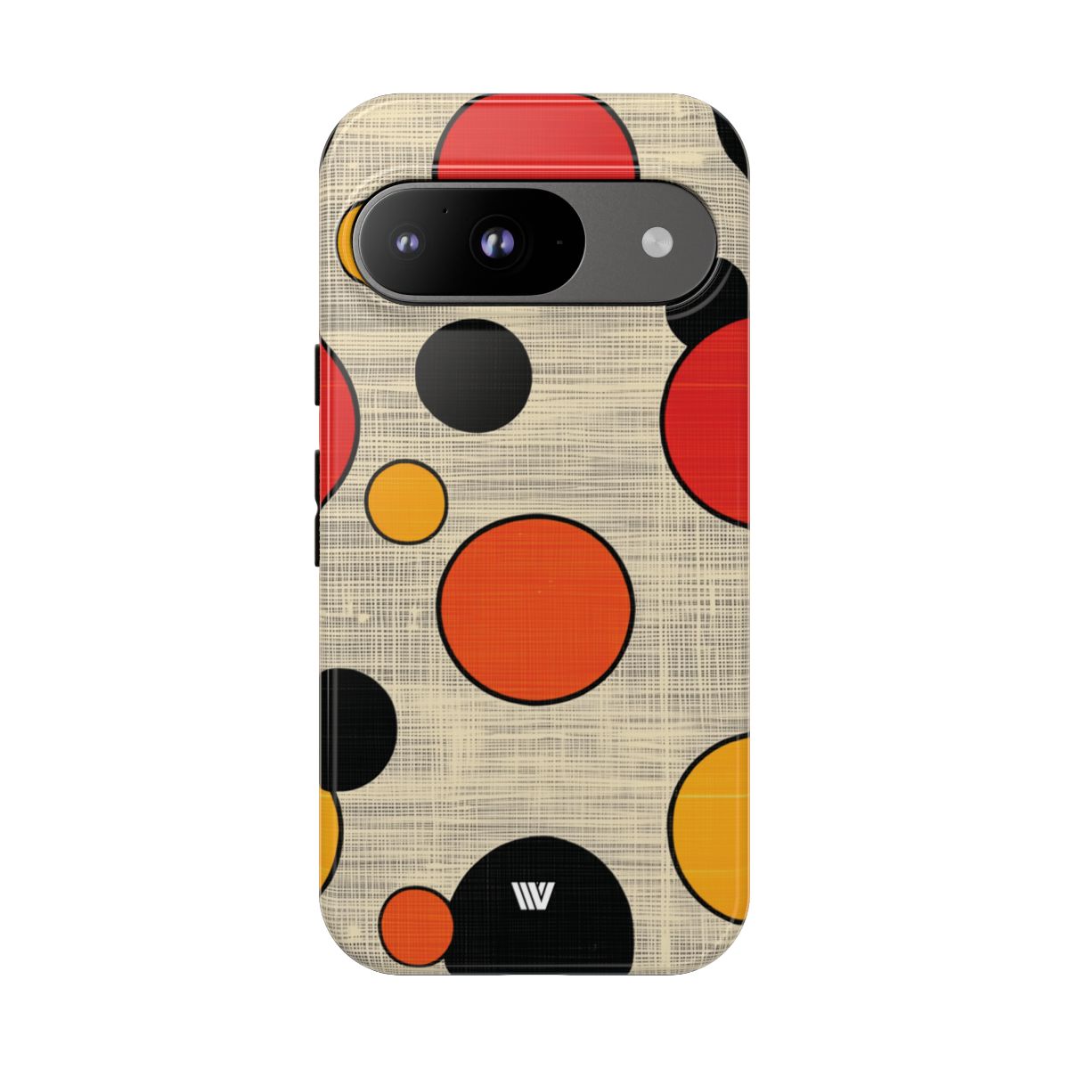 Mid-Century Dots Tough Phone Case – Google Pixel 9, Glossy