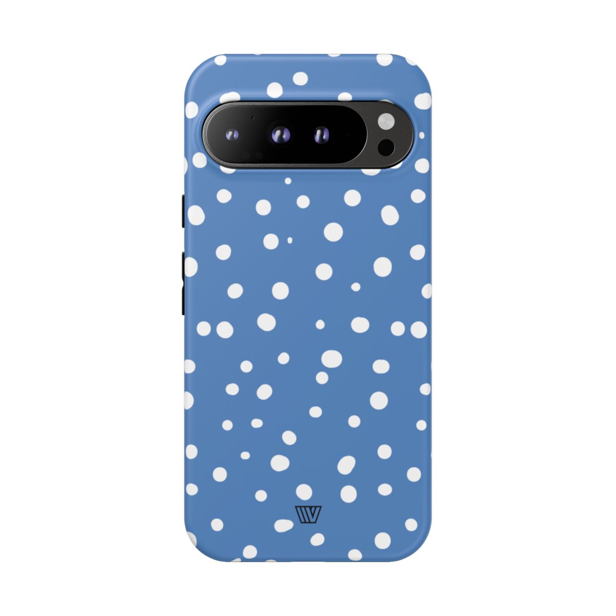 Dusty Blue Dots Tough Phone Case – Google Pixel 9 Pro XL, Matte