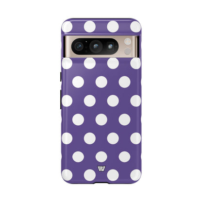 PURPLE POLKA DOTS | Tough Phone Case