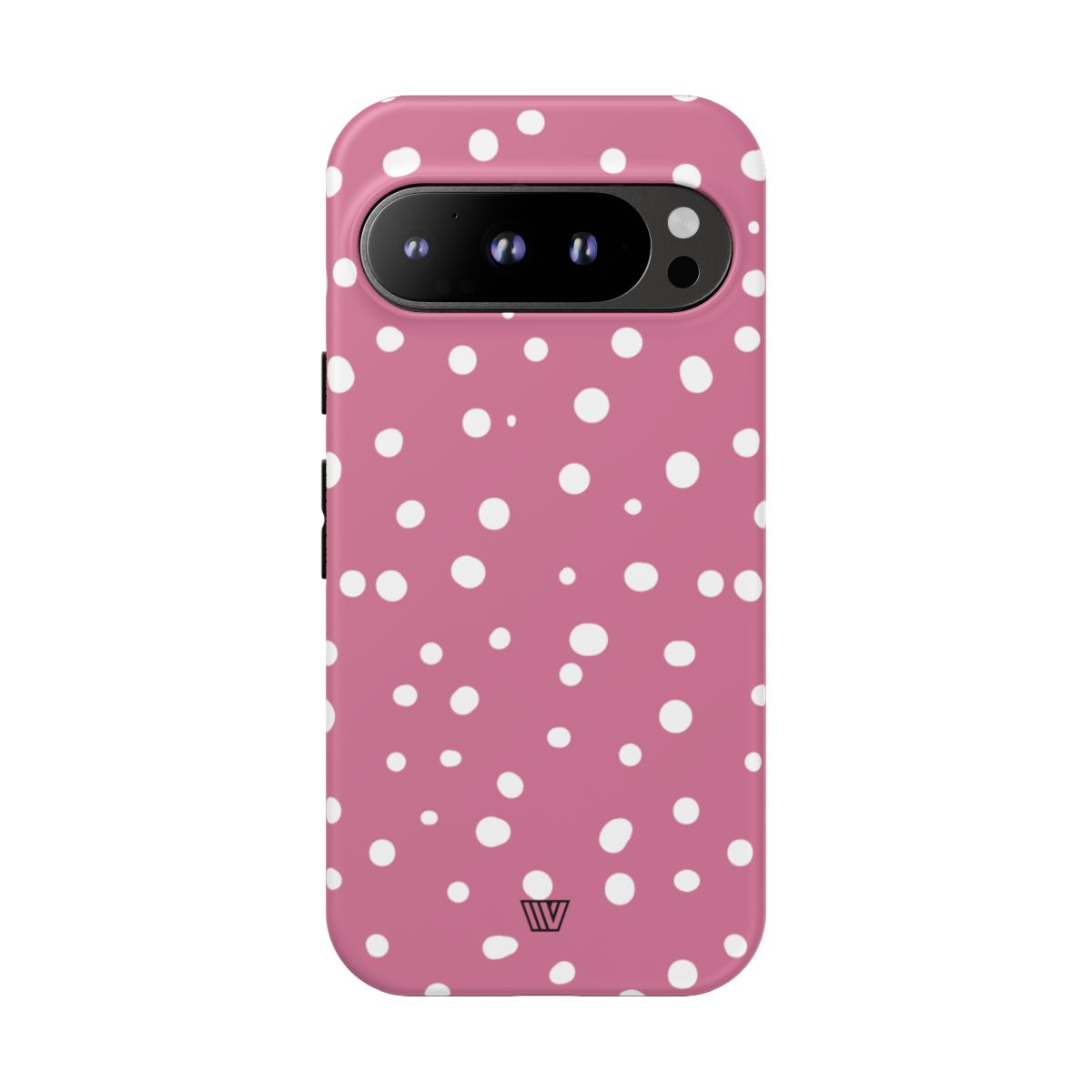Blush Red Dots Tough Phone Case – Google Pixel 9 Pro, Matte