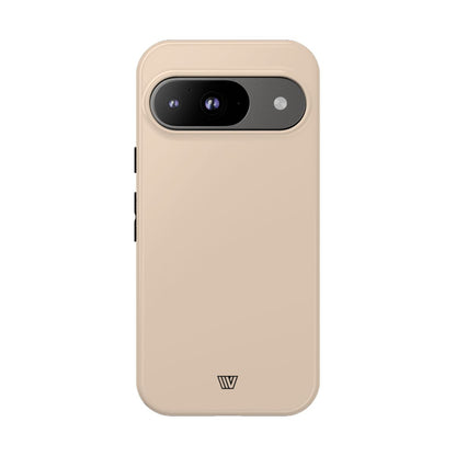 Almond Tough Phone Case – Google Pixel 9, Glossy