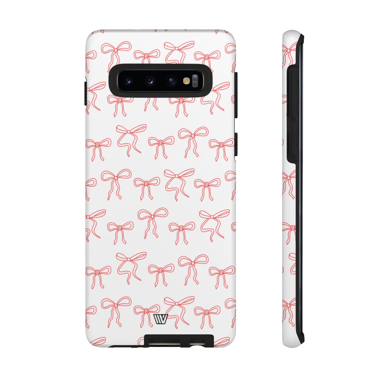 RED RIBBON CHARM | Tough Phone Case