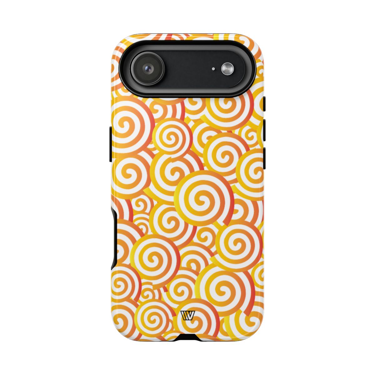Abstract Spiral Orange Tough Phone Case – iPhone 17 Air, Glossy