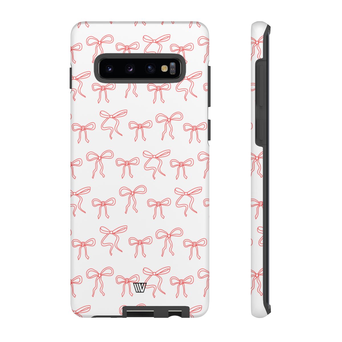 RED RIBBON CHARM | Tough Phone Case