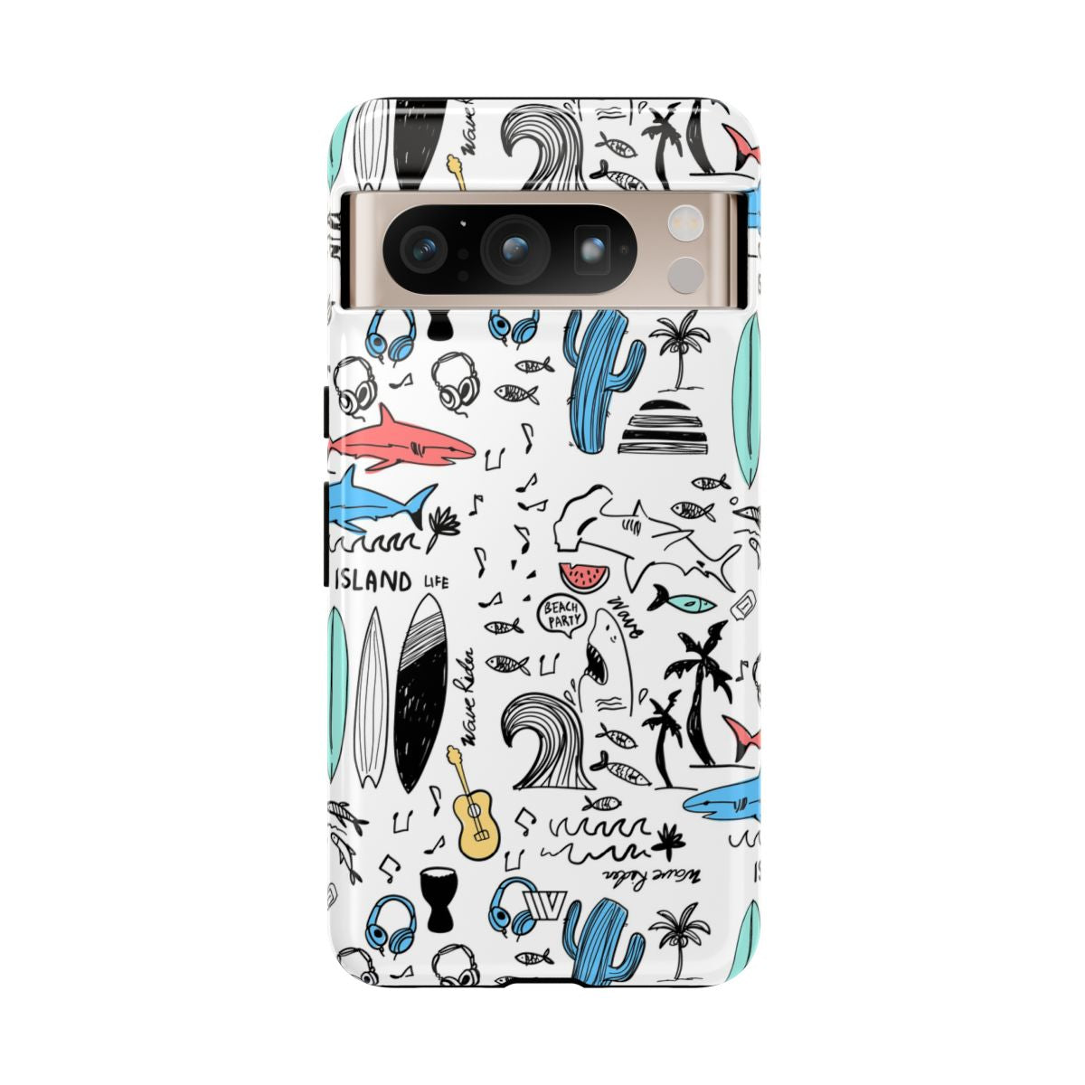 DOODLE BEACH PARTY | Tough Phone Case