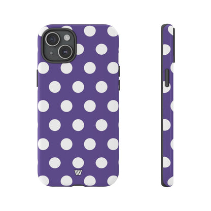 PURPLE POLKA DOTS | Tough Phone Case