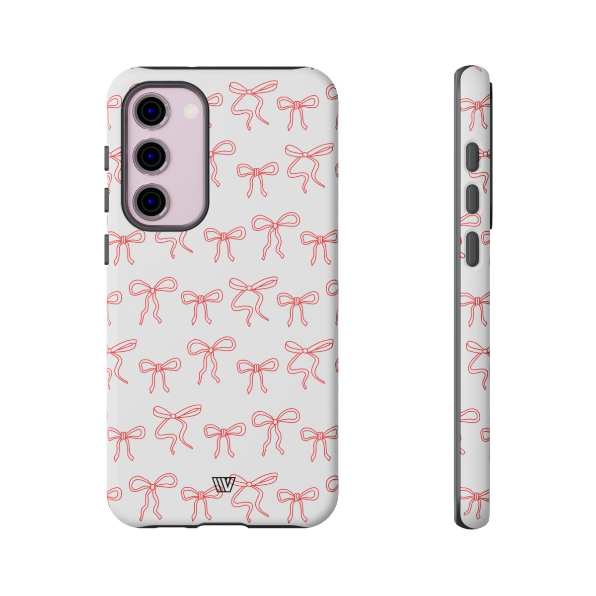 RED RIBBON CHARM | Tough Phone Case