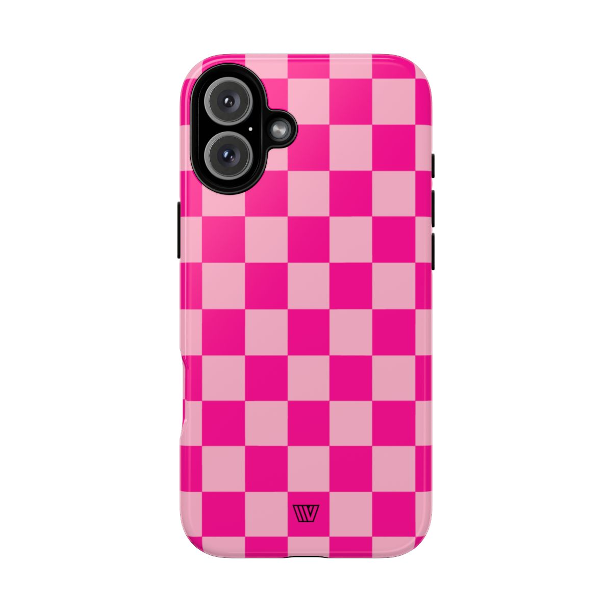 HOT PINK CHECKERBOARD | Tough Phone Case