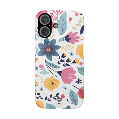 FLOWER PATTERN | Slim iPhone Case