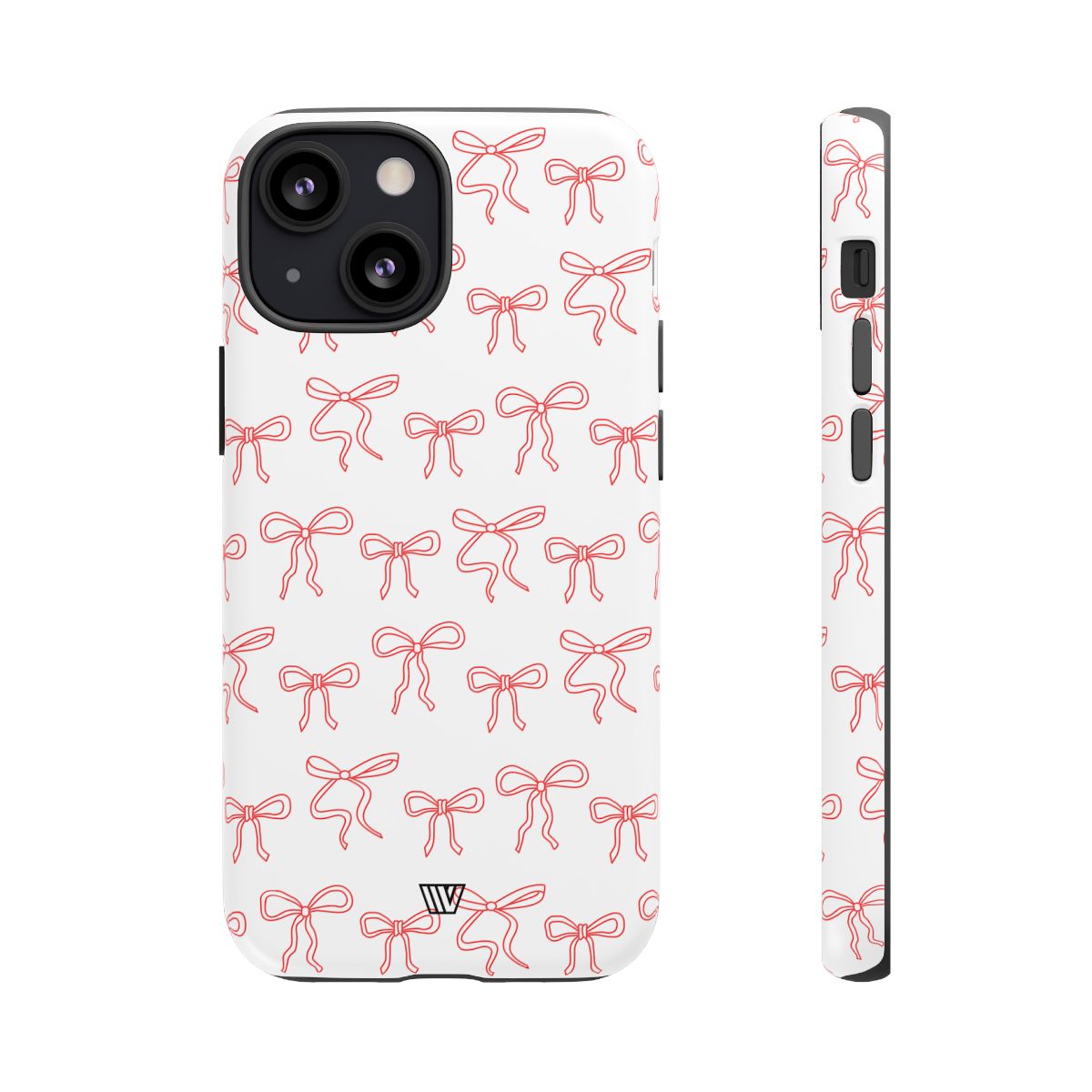 RED RIBBON CHARM | Tough Phone Case