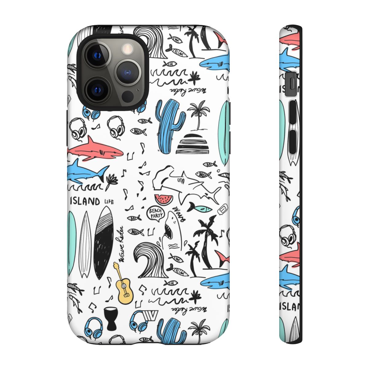 DOODLE BEACH PARTY | Tough Phone Case