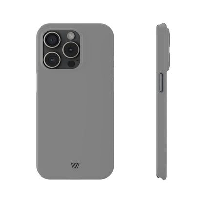 SOLID GRAY | Slim iPhone Case