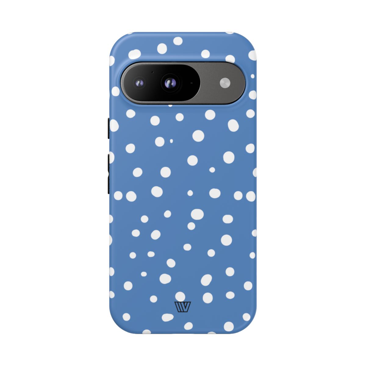 Dusty Blue Dots Tough Phone Case – Google Pixel 9, Matte