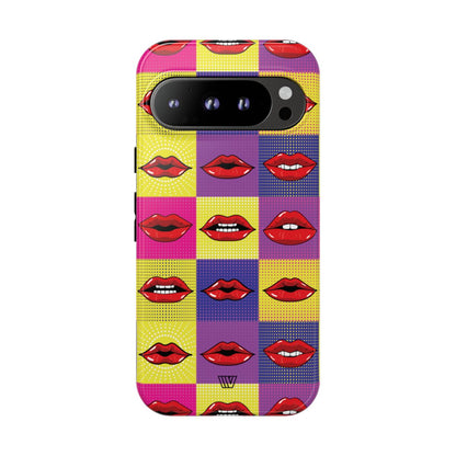 Pop Art Lips Tough Phone Case – Google Pixel 9 Pro, Glossy