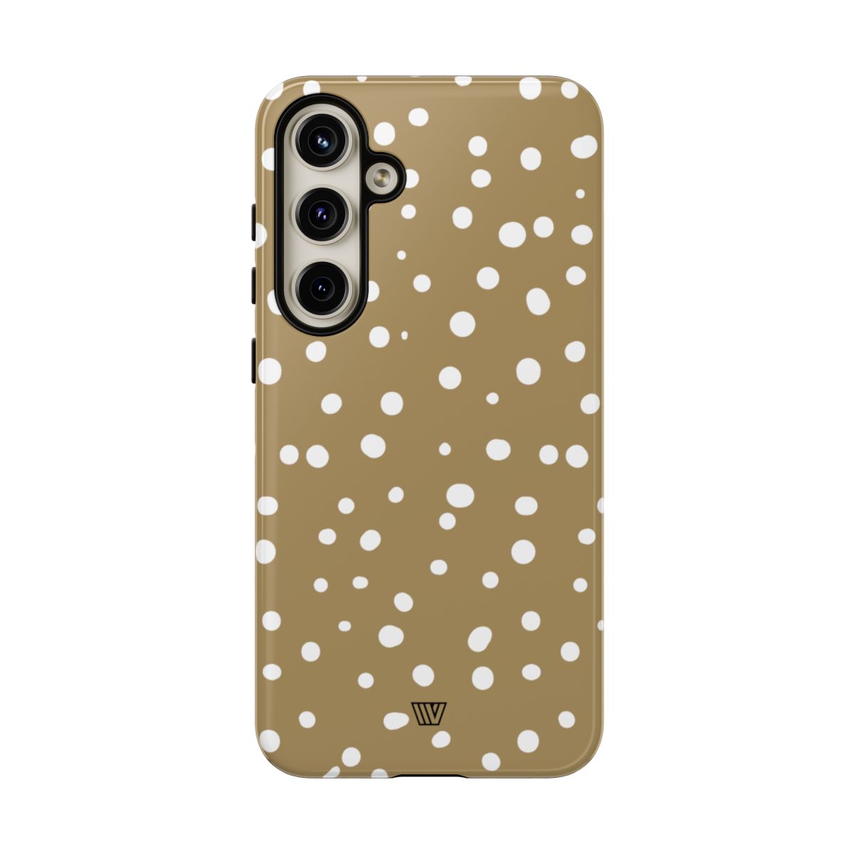 Dark Beige Dots Tough Phone Case – Samsung Galaxy S24 Plus, Glossy