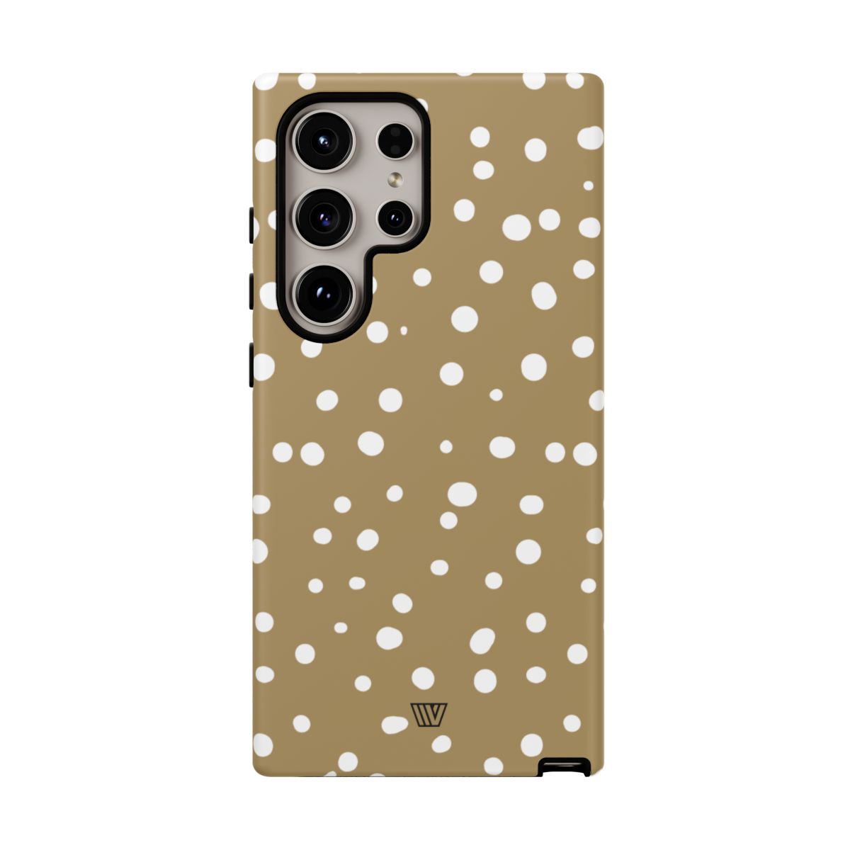 Dark Beige Dots Tough Phone Case – Samsung Galaxy S24 Ultra, Matte