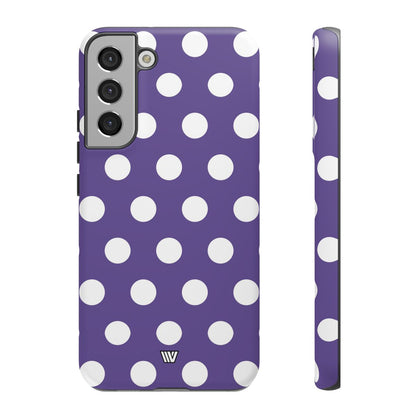 PURPLE POLKA DOTS | Tough Phone Case