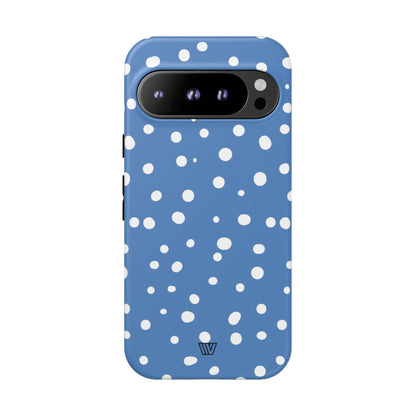Dusty Blue Dots Tough Phone Case – Google Pixel 9 Pro, Matte