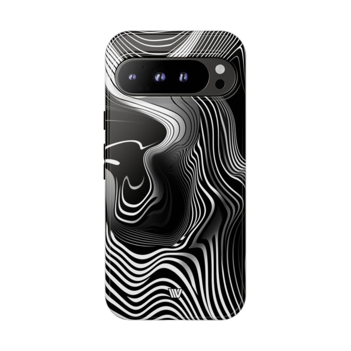 Abstract Zebra Stripes Tough Phone Case – Google Pixel 9 Pro XL, Glossy