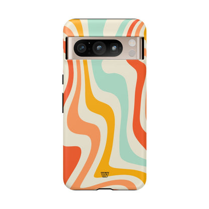RETRO GROOVY SWIRLS | Tough Phone Case