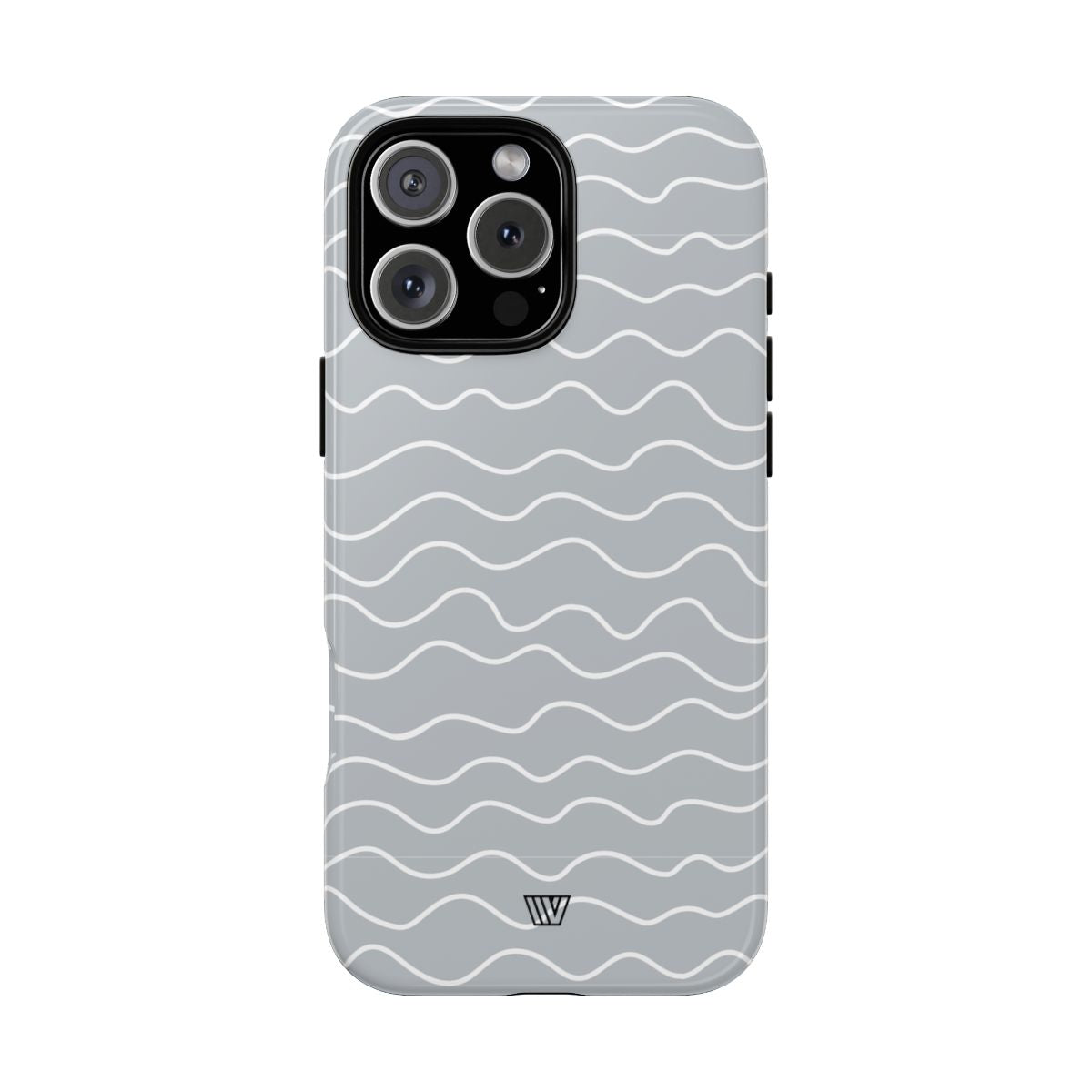 GRAY WAVES | Tough Phone Case